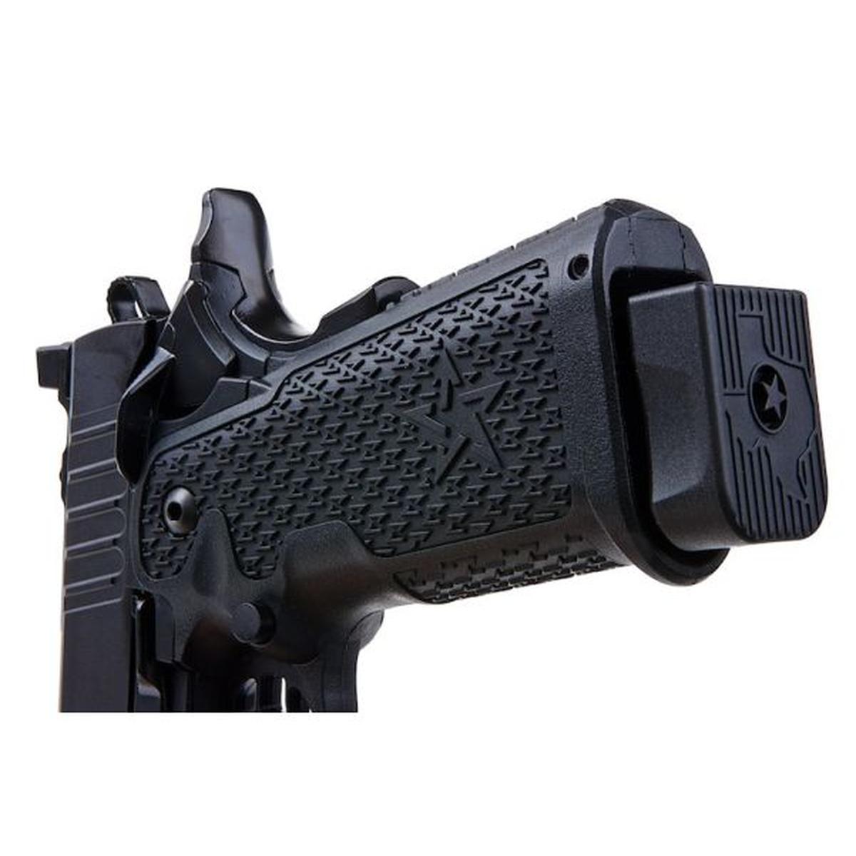 EMG STACCATO ライセンス C2 コンパクト 2011 GBB エアソフト ピストル (モデル: VIP グリップ / CNC / グリーン ガス)-AIRSOFT GOGO エアガン・サバゲー用品通販
