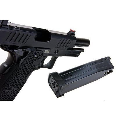 EMG STACCATO ライセンス C2 コンパクト 2011 GBB エアソフト ピストル (モデル: VIP グリップ / スタンダード / グリーン ガス)-AIRSOFT GOGO エアガン・サバゲー用品通販