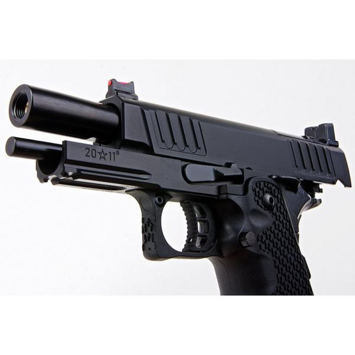 EMG STACCATO ライセンス C2 コンパクト 2011 GBB エアソフト ピストル (モデル: VIP グリップ / スタンダード / グリーン ガス)-AIRSOFT GOGO エアガン・サバゲー用品通販