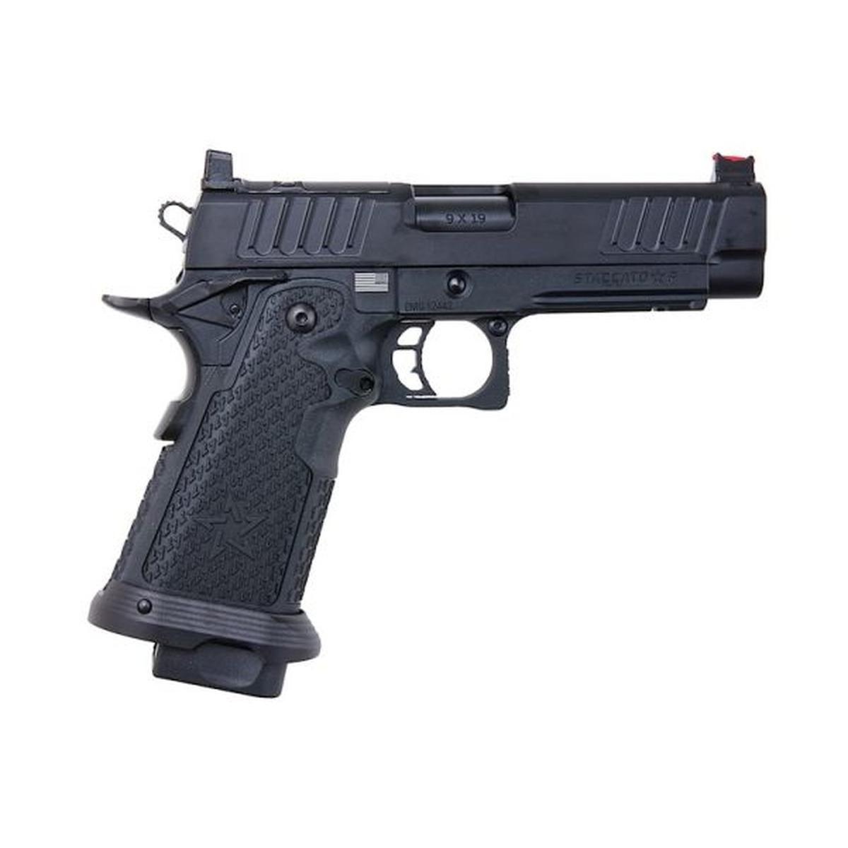 EMG STACCATO ライセンス P 2011 GBB エアソフト ピストル (モデル: VIP グリップ / 標準 / グリーン ガス)-AIRSOFT GOGO エアガン・サバゲー用品通販