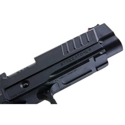 EMG STACCATO ライセンス P 2011 GBB エアソフト ピストル (モデル: VIP グリップ / 標準 / グリーン ガス)-AIRSOFT GOGO エアガン・サバゲー用品通販