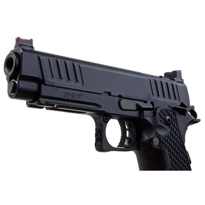 EMG STACCATO ライセンス P 2011 GBB エアソフト ピストル (モデル: VIP グリップ / 標準 / グリーン ガス)-AIRSOFT GOGO エアガン・サバゲー用品通販
