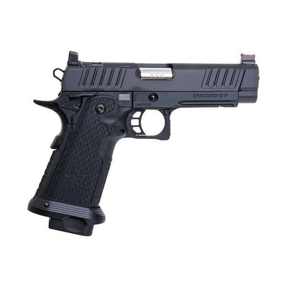 EMG STACCATO ライセンス P 2011 GBB エアソフト ピストル (モデル: VIP グリップ / CNC / グリーン ガス)-AIRSOFT GOGO エアガン・サバゲー用品通販