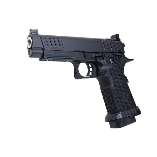 EMG STACCATO ライセンス P 2011 GBB エアソフト ピストル (モデル: VIP グリップ / CNC / グリーン ガス)-AIRSOFT GOGO エアガン・サバゲー用品通販