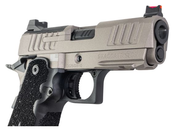 EMG Staccato ライセンス取得済み CS Compact 2011 GBB エアソフトピストル (モデル: Master Grip / Standa赤 / Green Gas) - TG-AIRSOFT GOGO エアガン・サバゲー用品通販