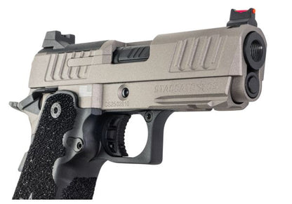 EMG Staccato ライセンス取得済み CS Compact 2011 GBB エアソフトピストル (モデル: Master Grip / Standa赤 / Green Gas) - TG-AIRSOFT GOGO エアガン・サバゲー用品通販