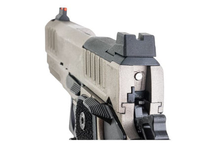 EMG Staccato ライセンス取得済み CS Compact 2011 GBB エアソフトピストル (モデル: Master Grip / Standa赤 / Green Gas) - TG-AIRSOFT GOGO エアガン・サバゲー用品通販