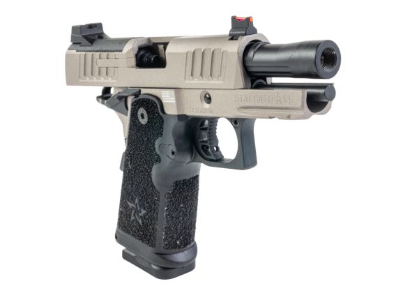 EMG Staccato ライセンス取得済み CS Compact 2011 GBB エアソフトピストル (モデル: Master Grip / Standa赤 / Green Gas) - TG-AIRSOFT GOGO エアガン・サバゲー用品通販