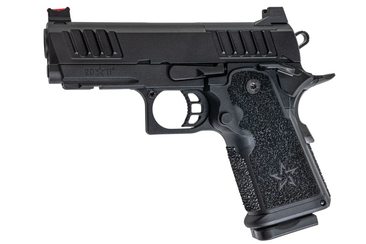 EMG Staccato ライセンス取得済み CS Compact 2011 GBB エアソフトピストル (モデル: マスターグリップ / CNC / グリーンガス) - BK-AIRSOFT GOGO エアガン・サバゲー用品通販