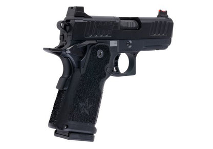 EMG Staccato ライセンス取得済み CS Compact 2011 GBB エアソフトピストル（モデル：マスターグリップ／スタンダード／グリーンガス） - ブラック-AIRSOFT GOGO エアガン・サバゲー用品通販