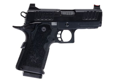 EMG Staccato ライセンス取得済み CS Compact 2011 GBB エアソフトピストル（モデル：マスターグリップ／スタンダード／グリーンガス） - ブラック-AIRSOFT GOGO エアガン・サバゲー用品通販
