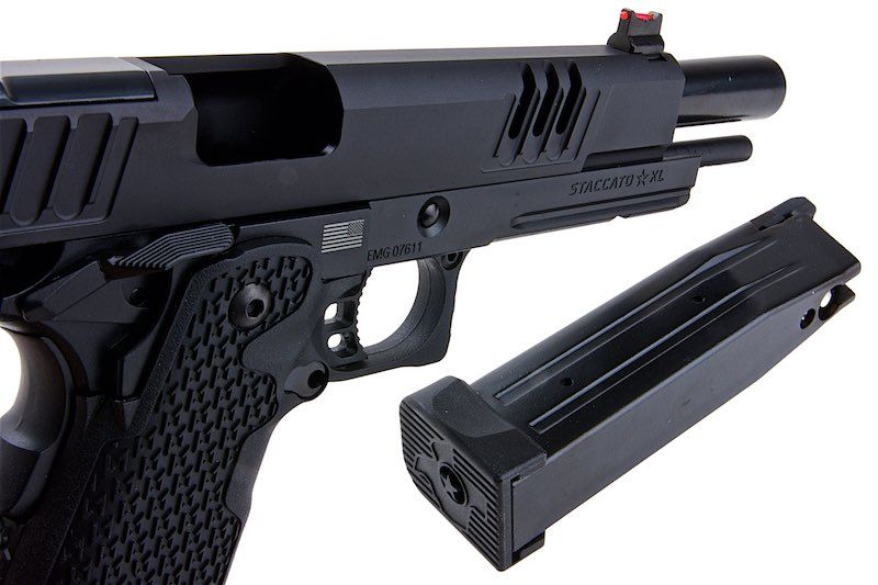 EMG Staccato ライセンス取得済み XL 2011 GBB エアソフトピストル (モデル: VIPグリップ / CNCバージョン)-AIRSOFT GOGO エアガン・サバゲー用品通販