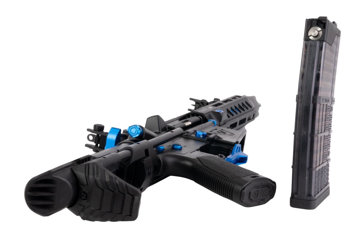 EMG STRIKE INDUSTRIES AR ストライク レイダー PDW GBB エアソフト M4 ライフル (CYMA CGS システム) - 7 インチ BK / BL-AIRSOFT GOGO エアガン・サバゲー用品通販