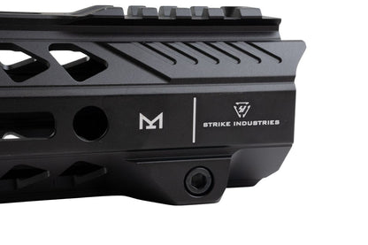 EMG Strike Industries M-Lok ハンドガードレイル (10 インチ) 東京マルイ MWS GBBR 用 - CNC アルミニウム / アルミ、BK (by G&P)-AIRSOFT GOGO エアガン・サバゲー用品通販
