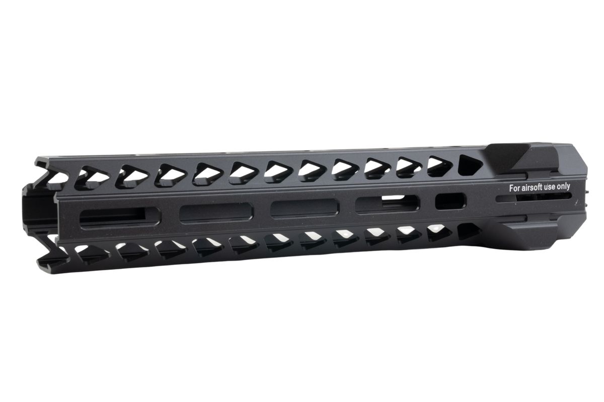 EMG Strike Industries M-Lok ハンドガードレイル (10 インチ) 東京マルイ MWS GBBR 用 - CNC アルミニウム / アルミ、BK (by G&P)-AIRSOFT GOGO エアガン・サバゲー用品通販