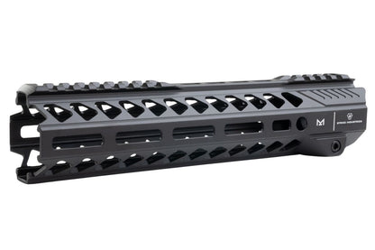 EMG Strike Industries M-Lok ハンドガードレイル (10 インチ) 東京マルイ MWS GBBR 用 - CNC アルミニウム / アルミ、BK (by G&P)-AIRSOFT GOGO エアガン・サバゲー用品通販