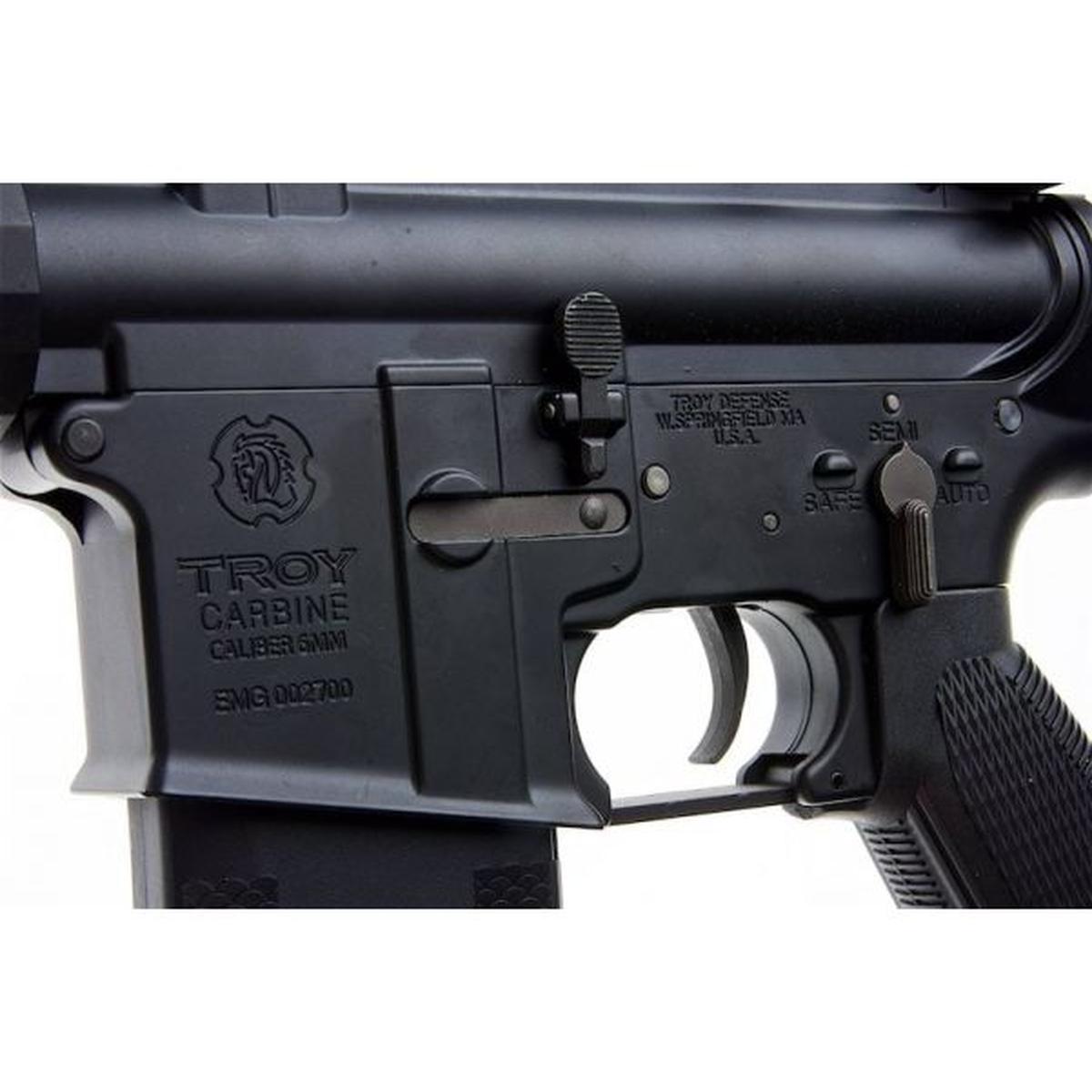 EMG TROY INDUSTRIES SOCC エアソフト M4 エアソフト AEG ライフル (15 インチ RIS、ブラック、KING ARMS 製)-AIRSOFT GOGO エアガン・サバゲー用品通販