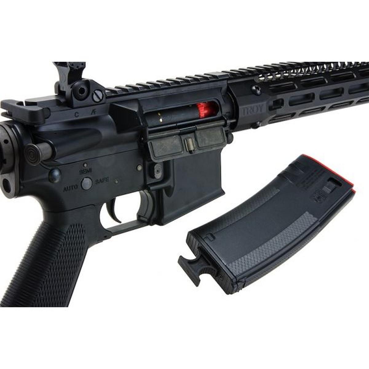 EMG TROY INDUSTRIES SOCC M4 AEG エアソフト ライフル (10.5 インチ RIS、ブラック、KING ARMS 製)-AIRSOFT GOGO エアガン・サバゲー用品通販