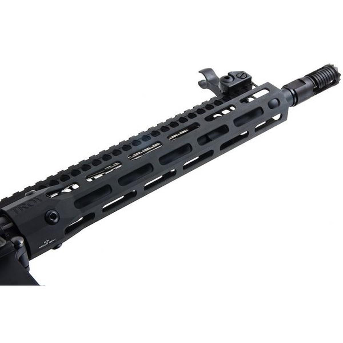 EMG TROY INDUSTRIES SOCC M4 AEG エアソフト ライフル (10.5 インチ RIS、ブラック、KING ARMS 製)-AIRSOFT GOGO エアガン・サバゲー用品通販
