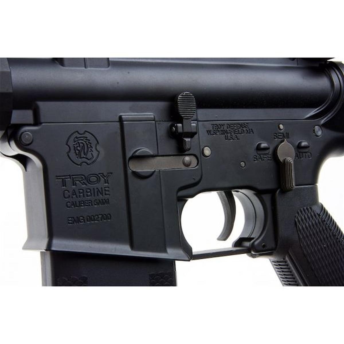 EMG TROY INDUSTRIES SOCC M4 AEG エアソフト ライフル (10.5 インチ RIS、ブラック、KING ARMS 製)-AIRSOFT GOGO エアガン・サバゲー用品通販