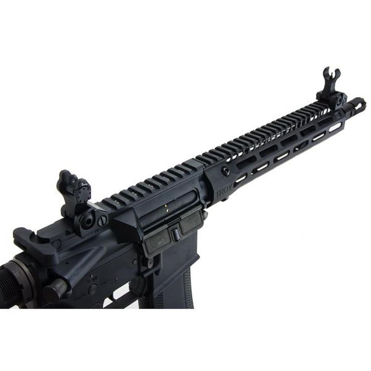 EMG TROY INDUSTRIES SOCC M4 AEG エアソフト ライフル (10.5 インチ RIS、ブラック、KING ARMS 製)-AIRSOFT GOGO エアガン・サバゲー用品通販
