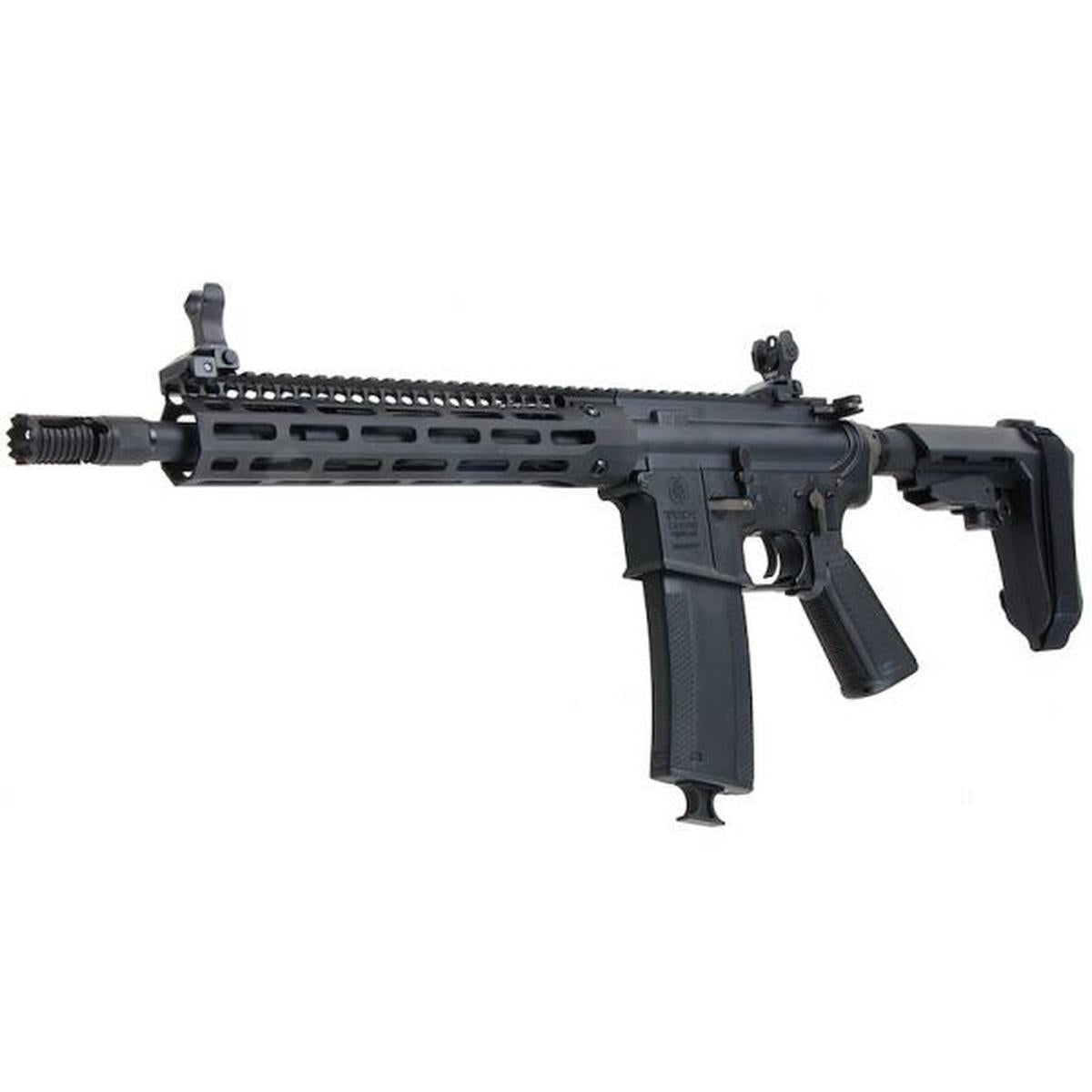 EMG TROY INDUSTRIES SOCC M4 AEG エアソフト ライフル (10.5 インチ RIS、ブラック、KING ARMS 製)-AIRSOFT GOGO エアガン・サバゲー用品通販