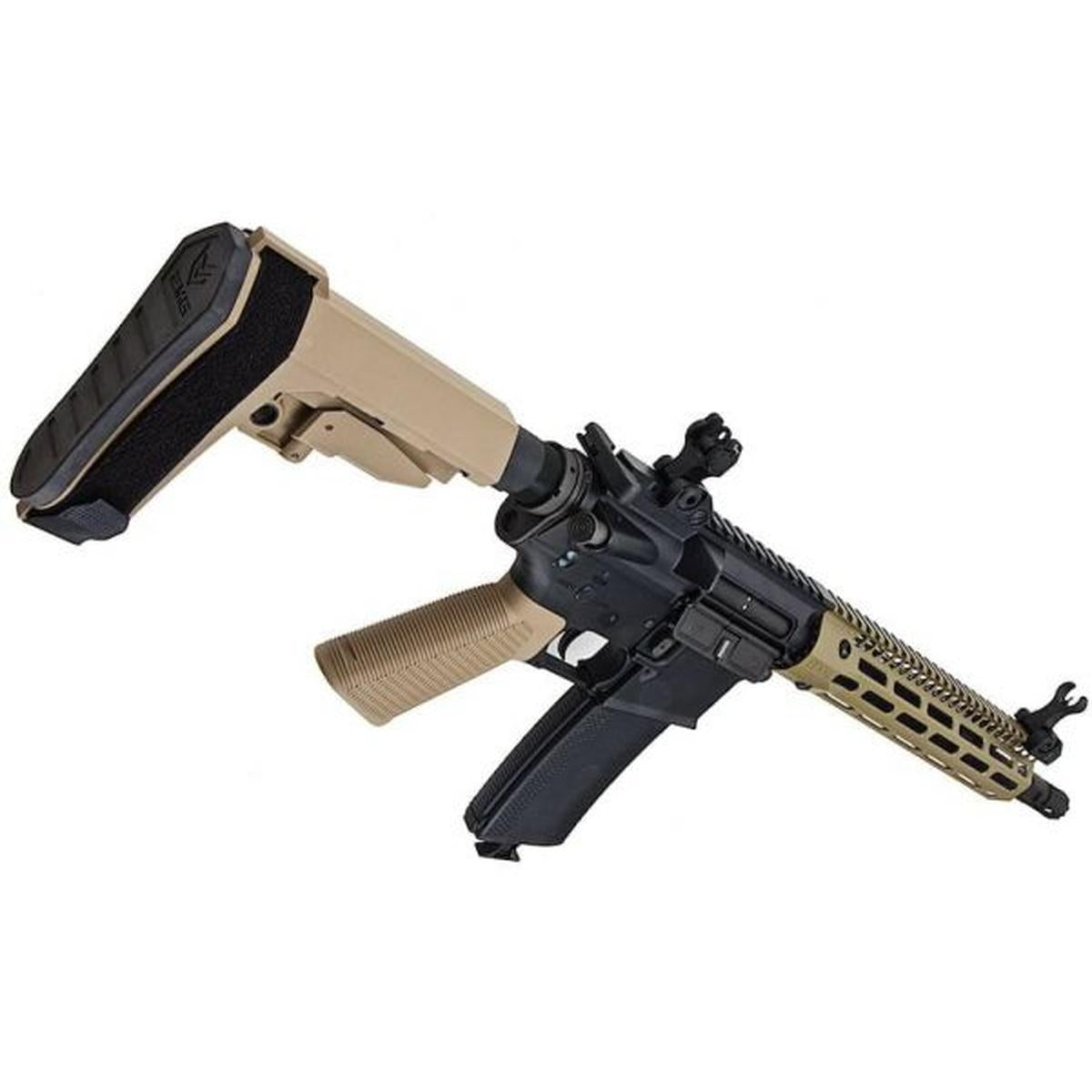 EMG TROY INDUSTRIES SOCC M4 AEG エアソフト ライフル (10.5 インチ RIS、DE、KING ARMS 製)-AIRSOFT GOGO エアガン・サバゲー用品通販