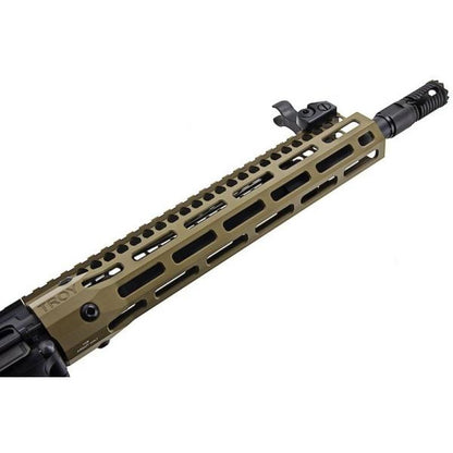 EMG TROY INDUSTRIES SOCC M4 AEG エアソフト ライフル (10.5 インチ RIS、DE、KING ARMS 製)-AIRSOFT GOGO エアガン・サバゲー用品通販