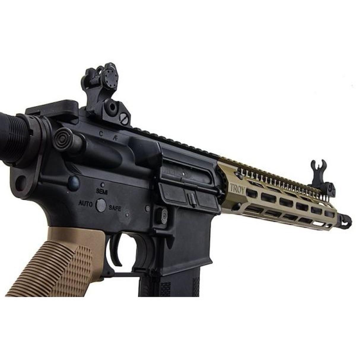 EMG TROY INDUSTRIES SOCC M4 AEG エアソフト ライフル (10.5 インチ RIS、DE、KING ARMS 製)-AIRSOFT GOGO エアガン・サバゲー用品通販