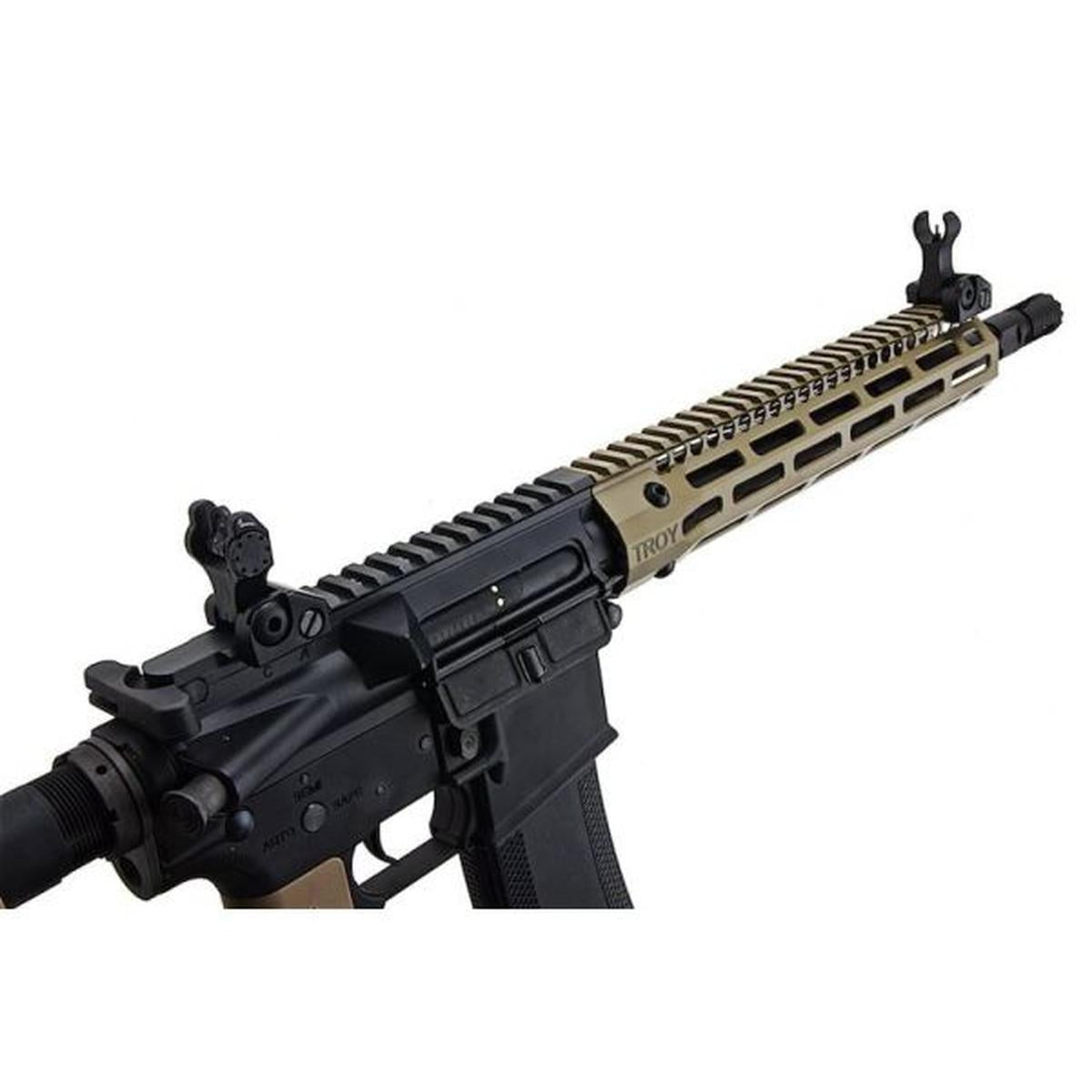EMG TROY INDUSTRIES SOCC M4 AEG エアソフト ライフル (10.5 インチ RIS、DE、KING ARMS 製)-AIRSOFT GOGO エアガン・サバゲー用品通販