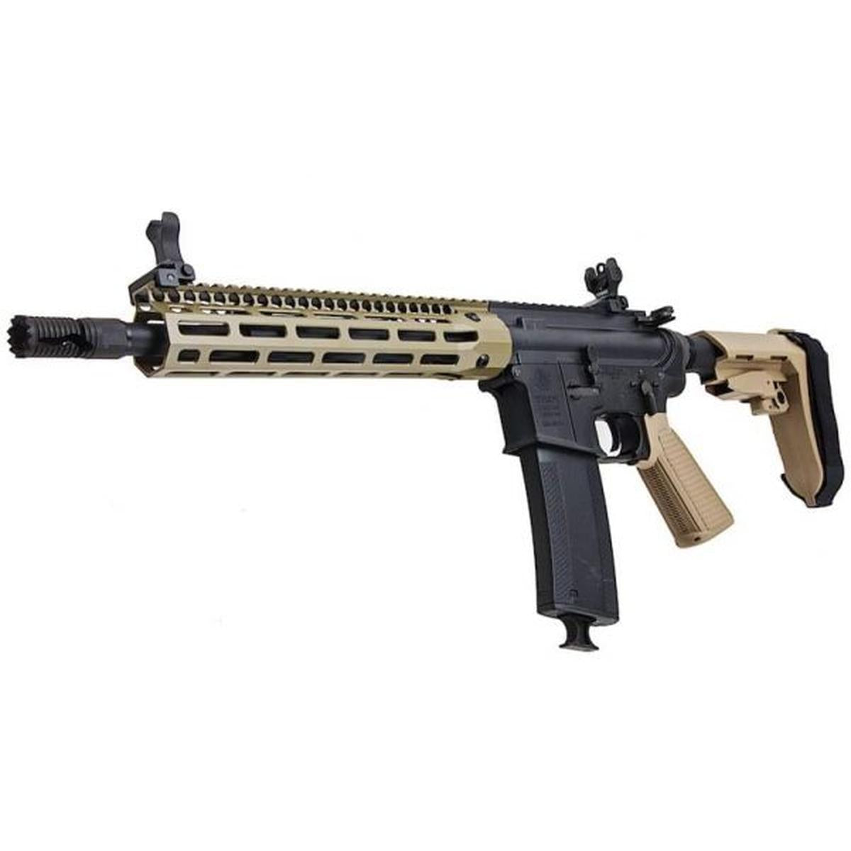 EMG TROY INDUSTRIES SOCC M4 AEG エアソフト ライフル (10.5 インチ RIS、DE、KING ARMS 製)-AIRSOFT GOGO エアガン・サバゲー用品通販
