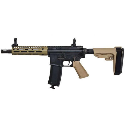 EMG TROY INDUSTRIES SOCC M4 AEG エアソフト ライフル (7.6 インチ RIS、DE、KING ARMS 製)-AIRSOFT GOGO エアガン・サバゲー用品通販