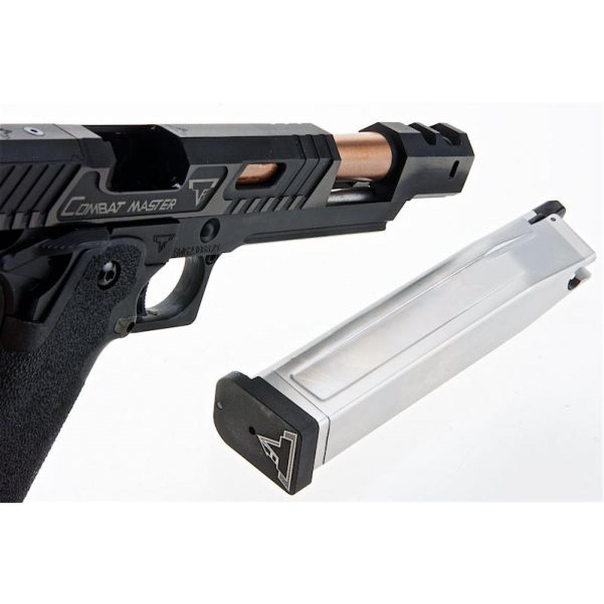 EMG TTI 2011 コンバットマスター 'アルファ' GBB エアソフトピストル - セミ / フルオート (AW カスタムによる)-AIRSOFT GOGO エアガン・サバゲー用品通販