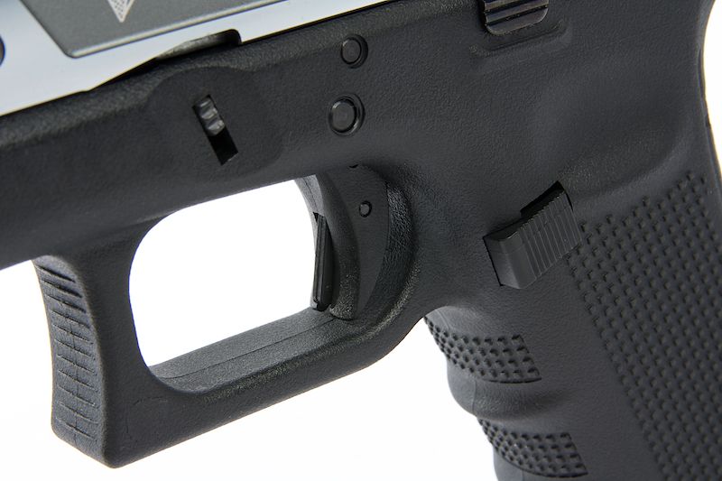 EMG TTI G34 Gen 4 GBB エアソフトピストル（G&Pカスタム） - RMRカット付きツートンカラーGBBスライド（VFCプラットフォーム） - グレー-AIRSOFT GOGO エアガン・サバゲー用品通販
