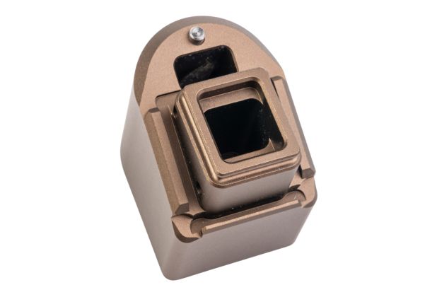 EMG TTI Mag エクステンション Tokyo Mauri P320 GBB マガジン用 - ちゃいろ-AIRSOFT GOGO エアガン・サバゲー用品通販