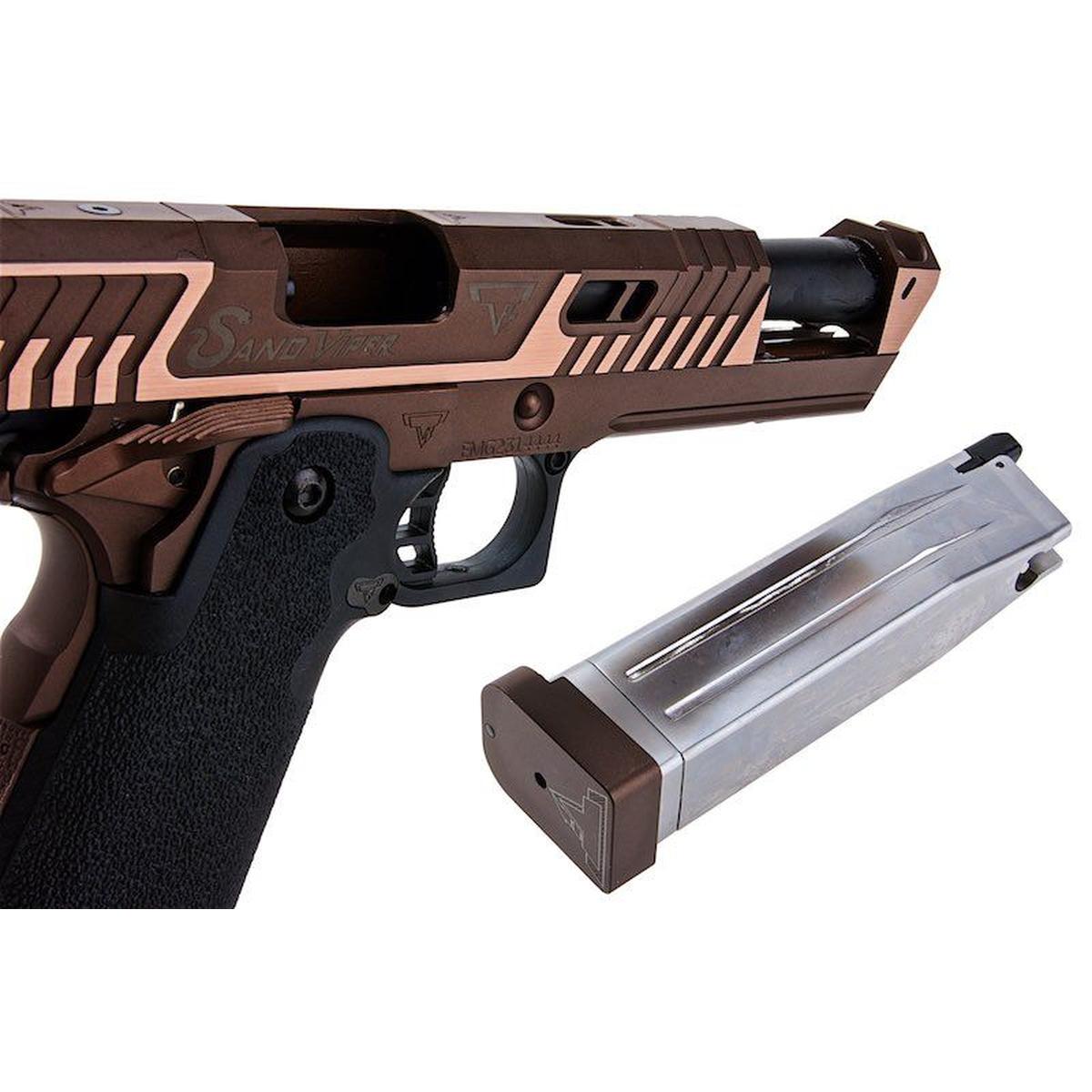 EMG TTI サンドバイパー GBB エアソフトピストル - セミ / フルオート (AW カスタムによる)-AIRSOFT GOGO エアガン・サバゲー用品通販
