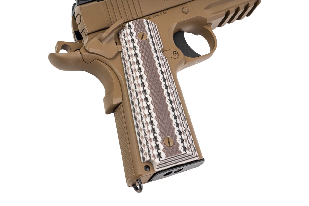 EMGCybergun コルトライセンス 1911 M45A1 GBB エアソフトピストル (T8) - FDE (Army Armament製)-AIRSOFT GOGO エアガン・サバゲー用品通販