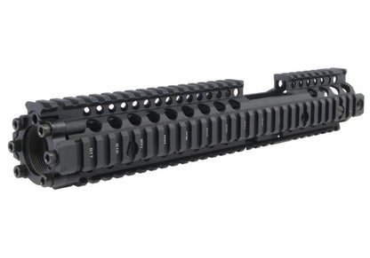 EMGライセンスCNCアルミニウム / アルミDaniel Defense 12.5インチM4A1 RIS II（FSP）エアソフトハンドガード - ブラック-AIRSOFT GOGO エアガン・サバゲー用品通販