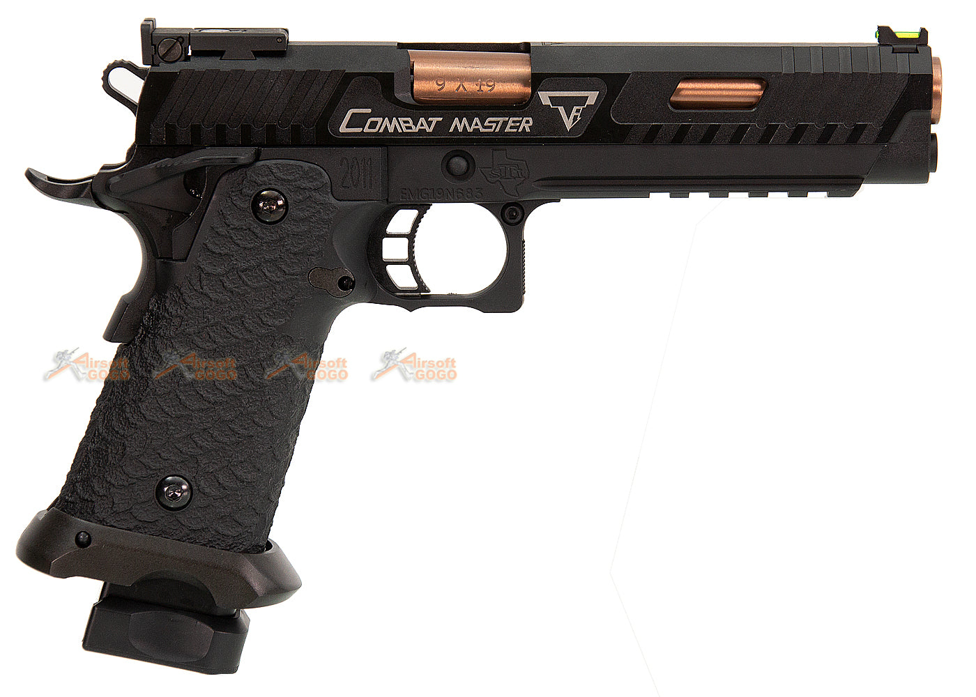 EMG/STI International Combat Master 2011 GBB ガスブローバック ピストル (全自動ver.)-AIRSOFT GOGO エアガン・サバゲー用品通販