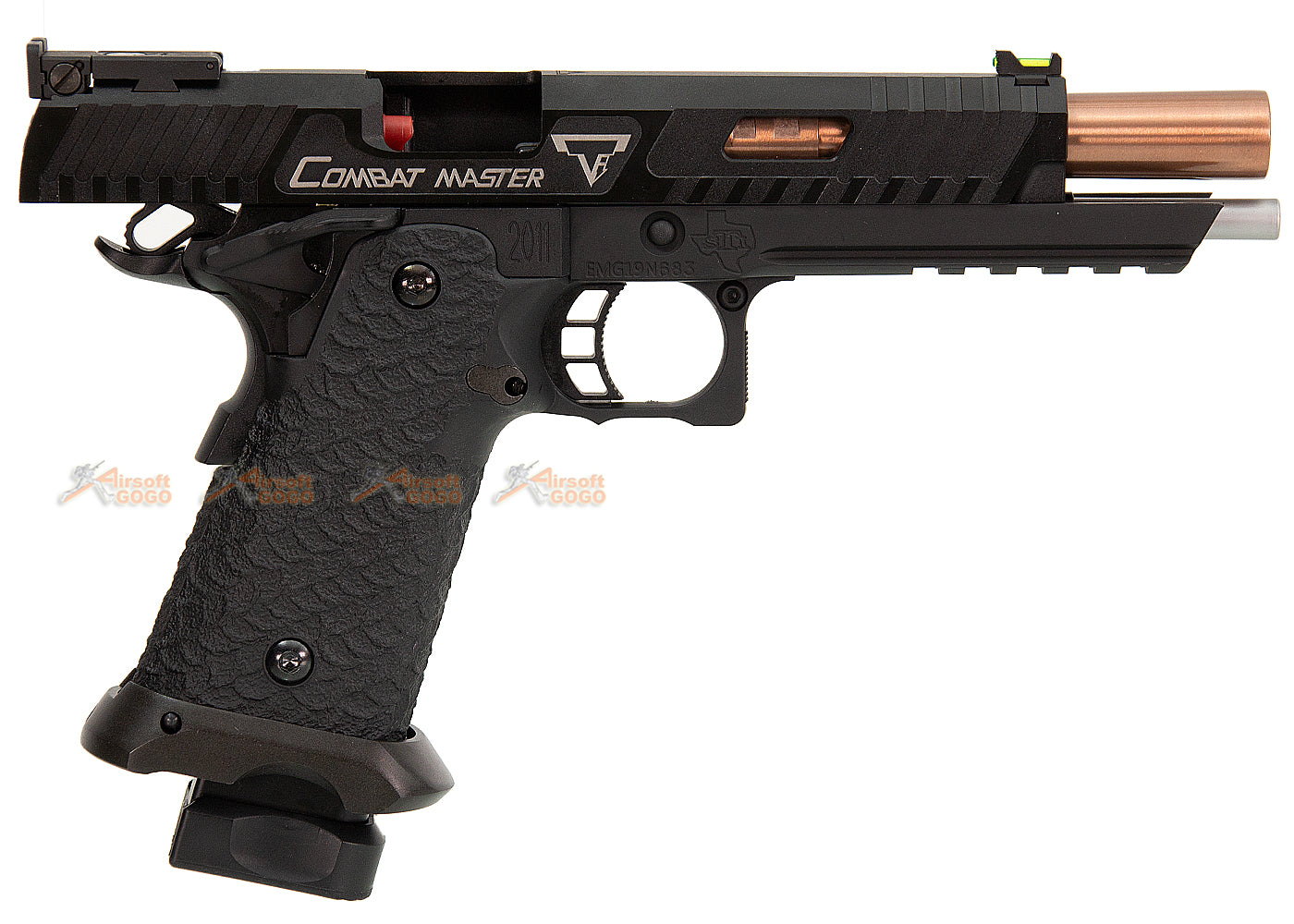 EMG/STI International Combat Master 2011 GBB ガスブローバック ピストル (全自動ver.)-AIRSOFT GOGO エアガン・サバゲー用品通販