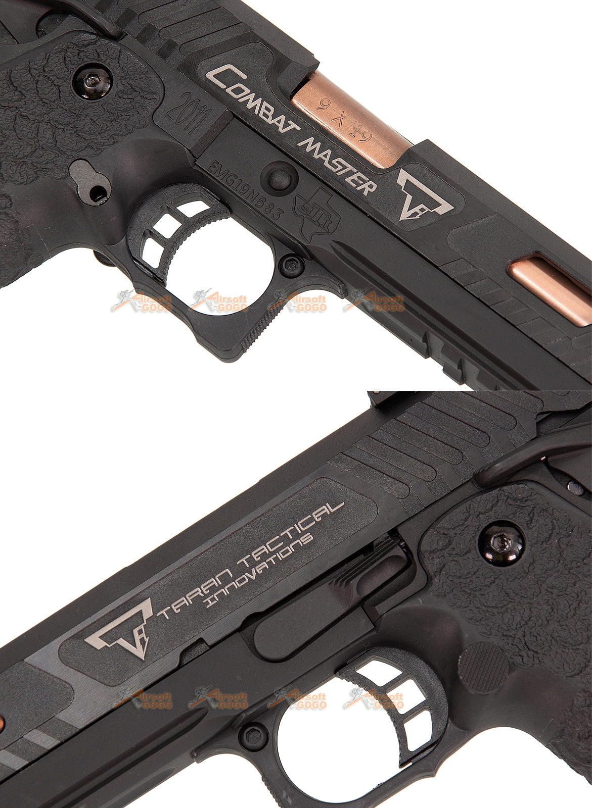 EMG/STI International Combat Master 2011 GBB ガスブローバック ピストル (全自動ver.)-AIRSOFT GOGO エアガン・サバゲー用品通販