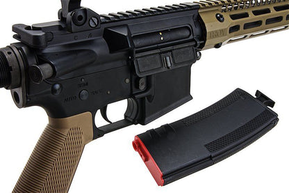 EMGトロイインダストリーズ製 SOCCエアソフトM4電動ライフル（15インチRIS、DE、KING ARMS製）-AIRSOFT GOGO エアガン・サバゲー用品通販