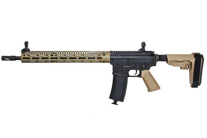 EMGトロイインダストリーズ製 SOCCエアソフトM4電動ライフル（15インチRIS、DE、KING ARMS製）-AIRSOFT GOGO エアガン・サバゲー用品通販