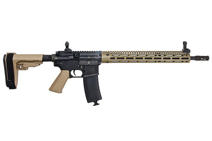 EMGトロイインダストリーズ製 SOCCエアソフトM4電動ライフル（15インチRIS、DE、KING ARMS製）-AIRSOFT GOGO エアガン・サバゲー用品通販