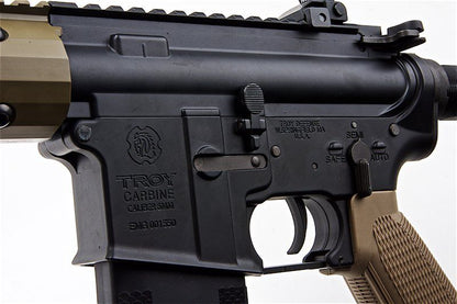 EMGトロイインダストリーズ製 SOCCエアソフトM4電動ライフル（15インチRIS、DE、KING ARMS製）-AIRSOFT GOGO エアガン・サバゲー用品通販