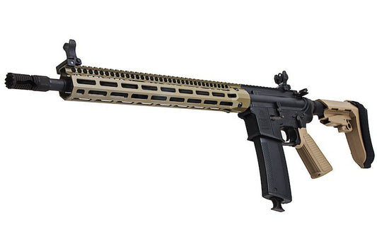 EMGトロイインダストリーズ製 SOCCエアソフトM4電動ライフル（15インチRIS、DE、KING ARMS製）-AIRSOFT GOGO エアガン・サバゲー用品通販