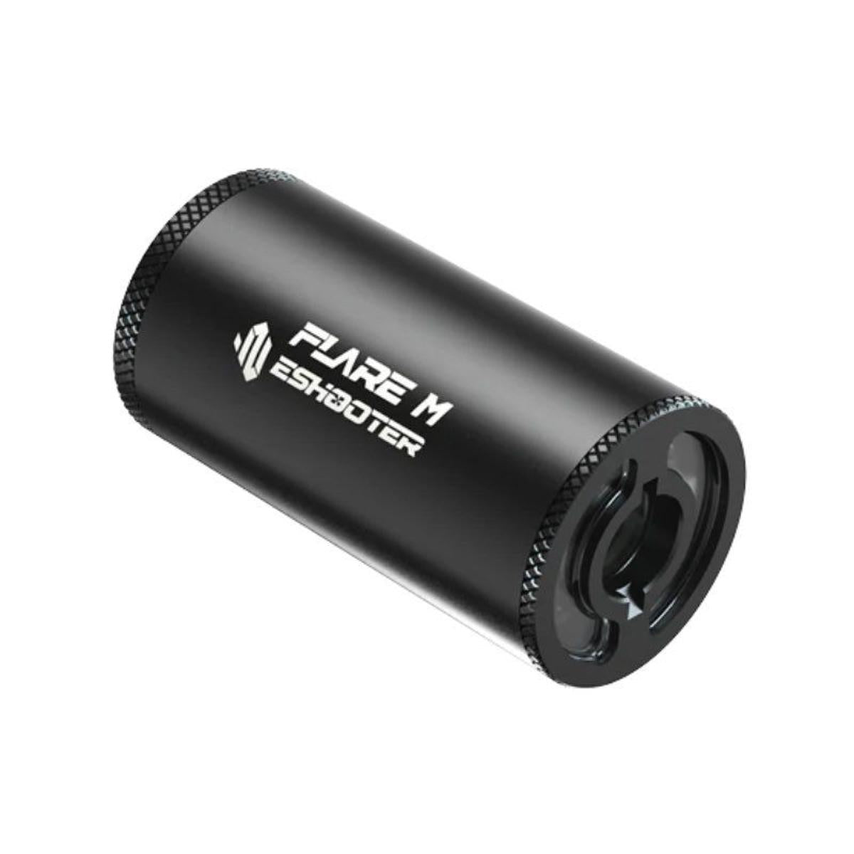 ESHOOTER FLARE M トレーサー ユニット (RGB レインボー カラー) - ブラック-AIRSOFT GOGO エアガン・サバゲー用品通販
