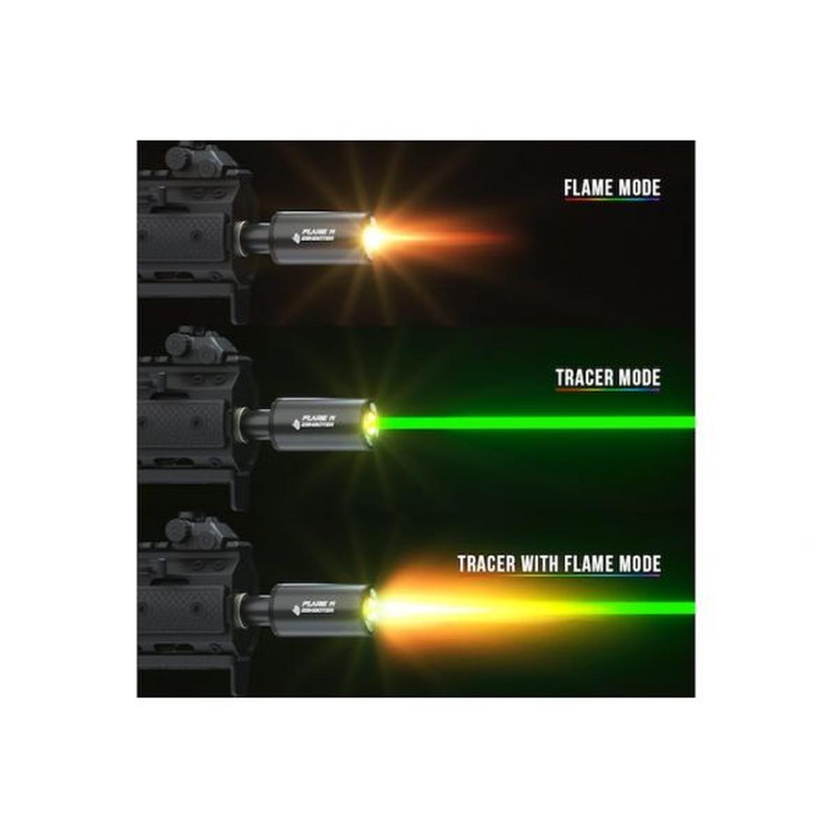 ESHOOTER フレア BT M トレーサーユニット RGB RAINBOW COLOR, BLUETOOTH FUNCTION)-AIRSOFT GOGO エアガン・サバゲー用品通販