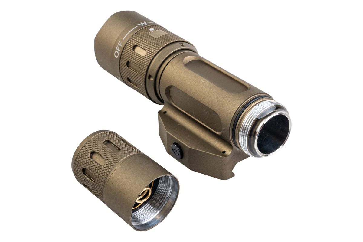 Evolution Gear WMX200 IRイルミネーション搭載ミルスペック懐中電灯（スイッチ付き） - FDE-AIRSOFT GOGO エアガン・サバゲー用品通販