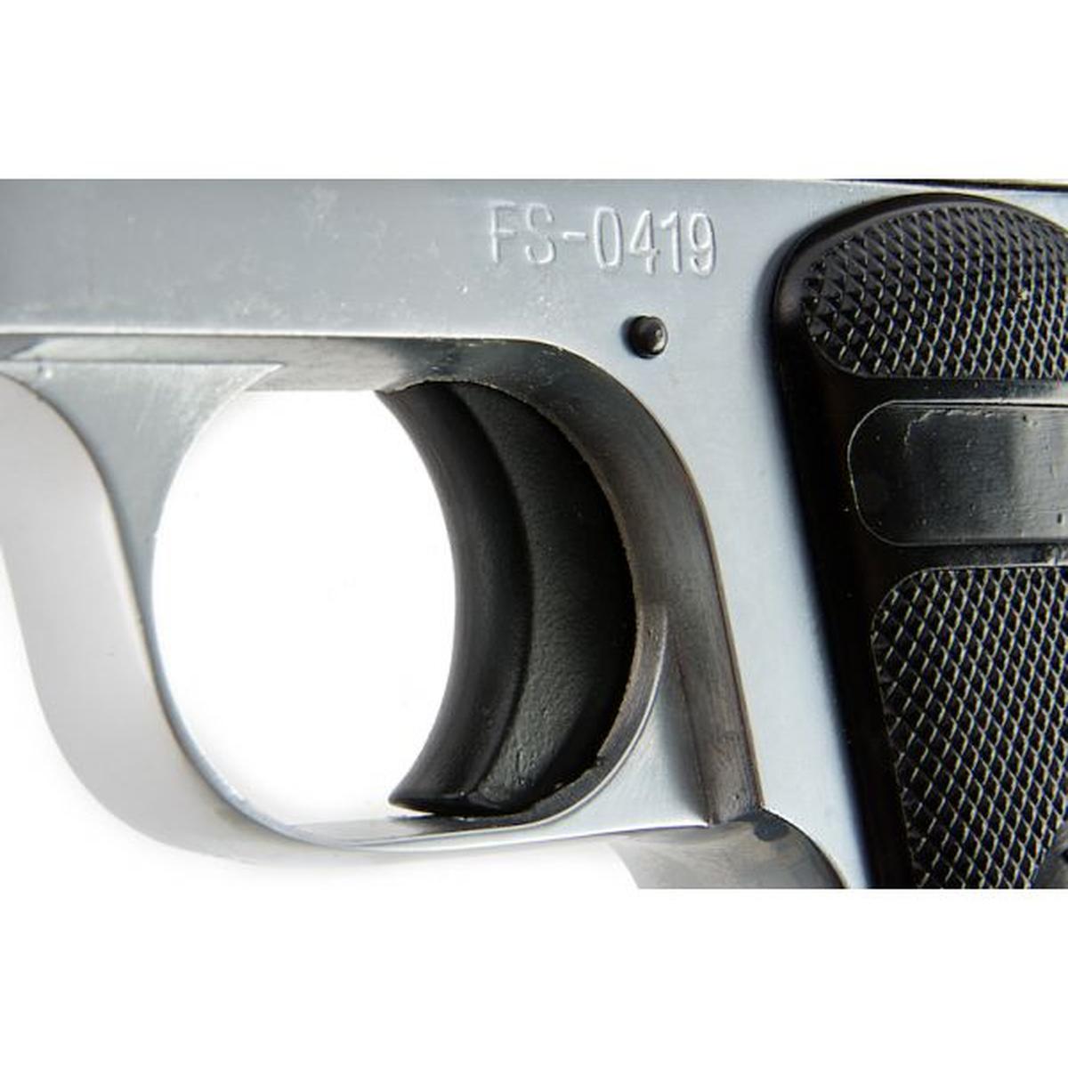 FARSAN 0419 .25 メタル モデルガン - シルバー-AIRSOFT GOGO エアガン・サバゲー用品通販
